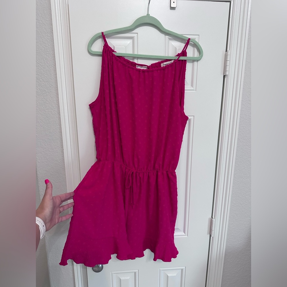 Impressions Vibrant Pink Romper